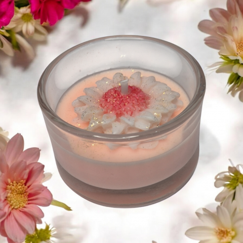 Lumânare parfumată din ceară de soia Ruby Jasmine 22g – handmade [2]