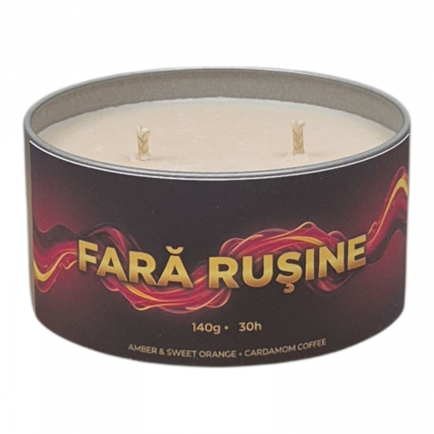 Lumânare parfumată premium 140g din ceară de soia – Fără Rușine | NLB Intense [4]