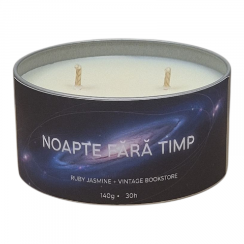 Lumânare parfumată premium 140g din ceară de soia – Noapte Fără Timp | NLB Intense [4]