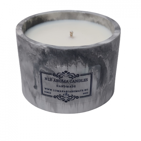 Lumanari Parfumate Handmade - Lumanare parfumata,Tabacco & Vanilla,ceara soia, fitil bumbac, handmade, nontoxic, 120 g