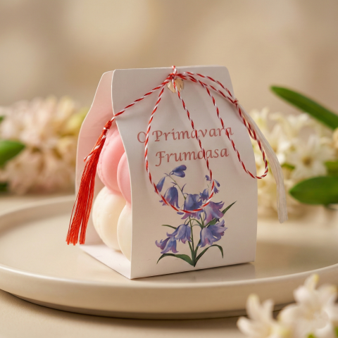Cadouri - Martisor, Lumanare parfumata buble, Zambila, Primavara frumoasa 37g