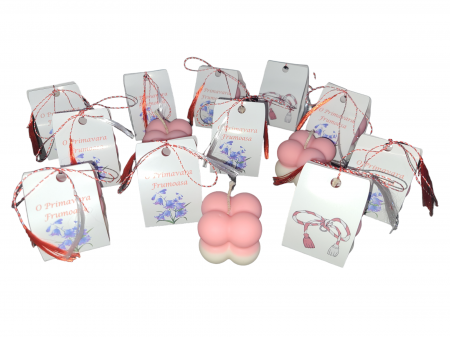 Martisor, Lumanare parfumata buble, Zambila, Primavara frumoasa 37g [4]
