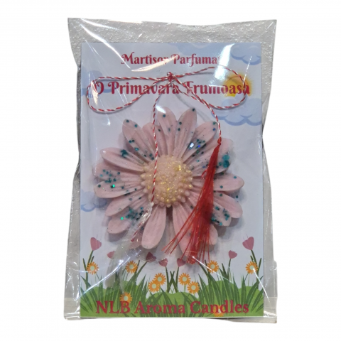 Mărțișor Parfumat din ceară de soia Magnolia Cherry 17g [2]