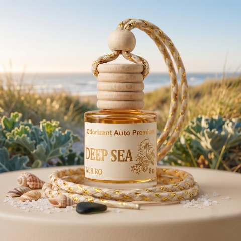 Toate Produsele - Odorizant Auto Premium Deep Sea, Aromă Proaspătă Marină, 8 ml