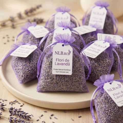 Parfumuri Auto - Set 10 Săculeți Lavandă Naturala | NLB Aroma Candles 10x15g