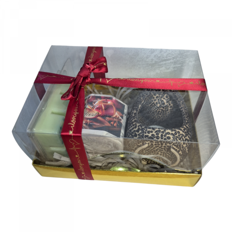 Set Cadou Aromaterapie – Ceară Parfumată Scorțișoară Fierbinte, Lumanare Mar & Scorțișoară, Vas Aromaterapie și Accesorii [1]