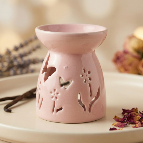 Aromaterapie - Vas ceramic pentru aromaterapie Primavara - 10 cm Kashmir