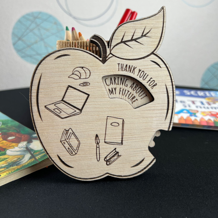 Articole personalizate - Măr decorativ - interactiv cu 4 mesaje