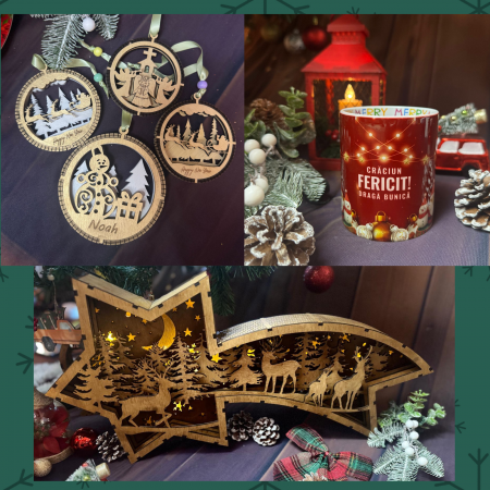 Decorațiuni de Crăciun - Set cadou pentru Crăciun