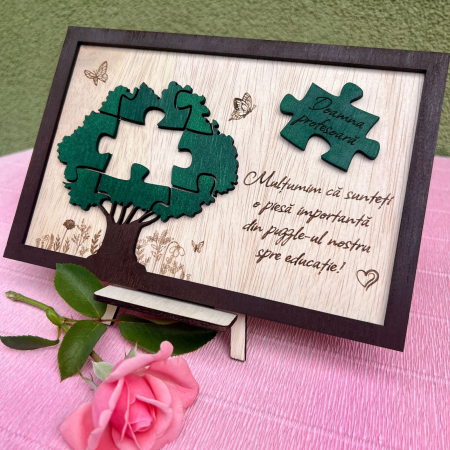 Articole personalizate - Tablou puzzle - Cadou profesori