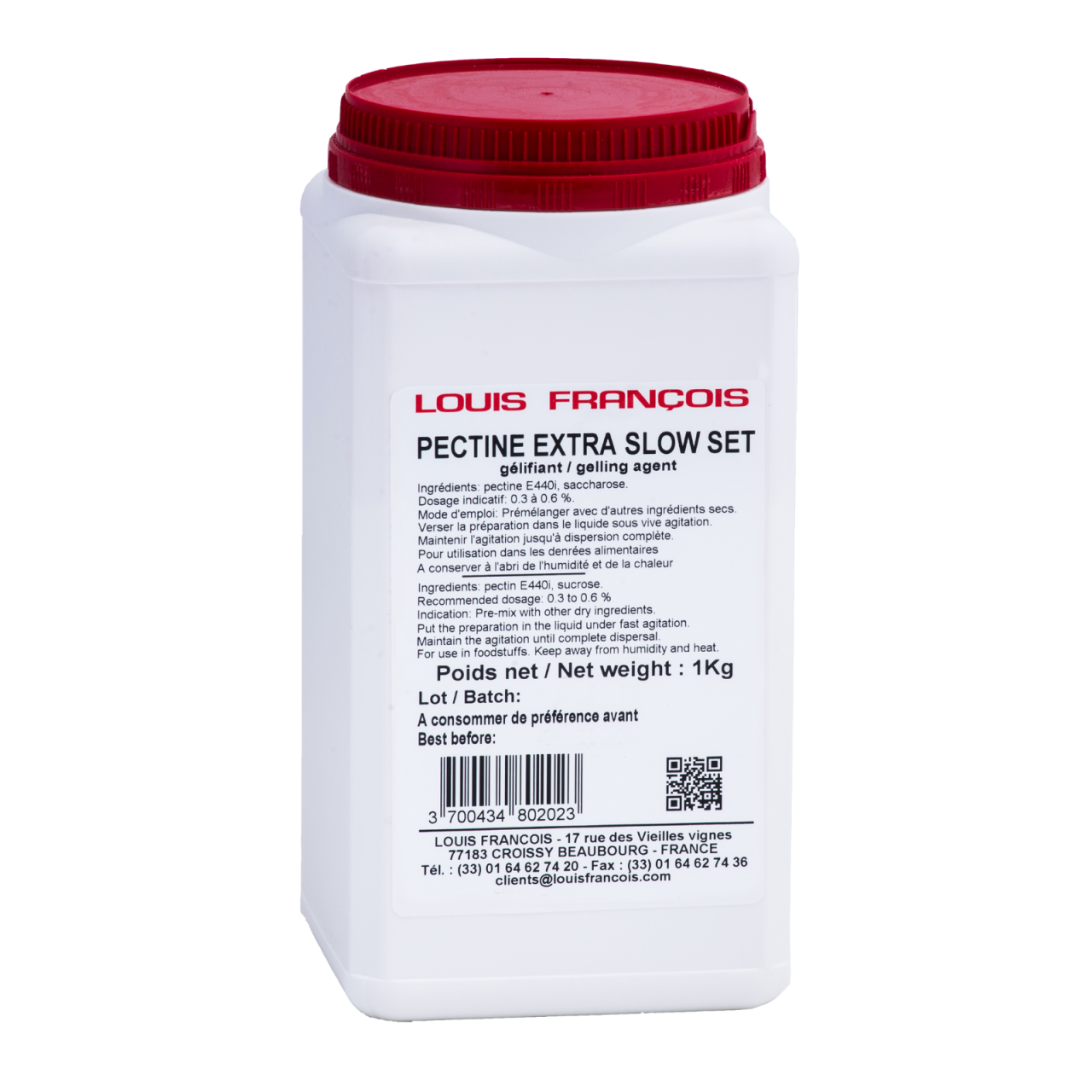Pectina extra slow set Louis Francois PREMIUM 1kg [1]