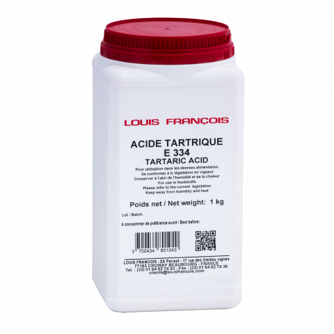 INGREDIENTE ALIMENTARE - Acid tartric pudra Louis Francois PREMIUM 1kg