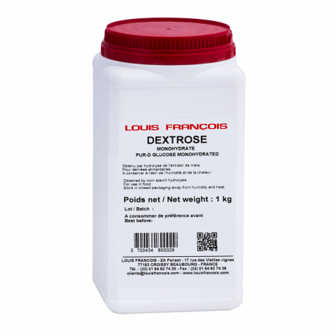 INGREDIENTE ALIMENTARE - Dextroza monohidrat Louis Francois PREMIUM 1kg