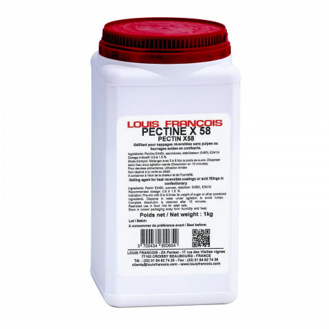INGREDIENTE ALIMENTARE - Pectina X58 Louis Francois PREMIUM 1kg