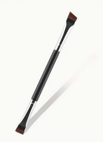 Kettővégű precíziós ecset – ferde szemöldök és eyeliner (fanyél) [1]