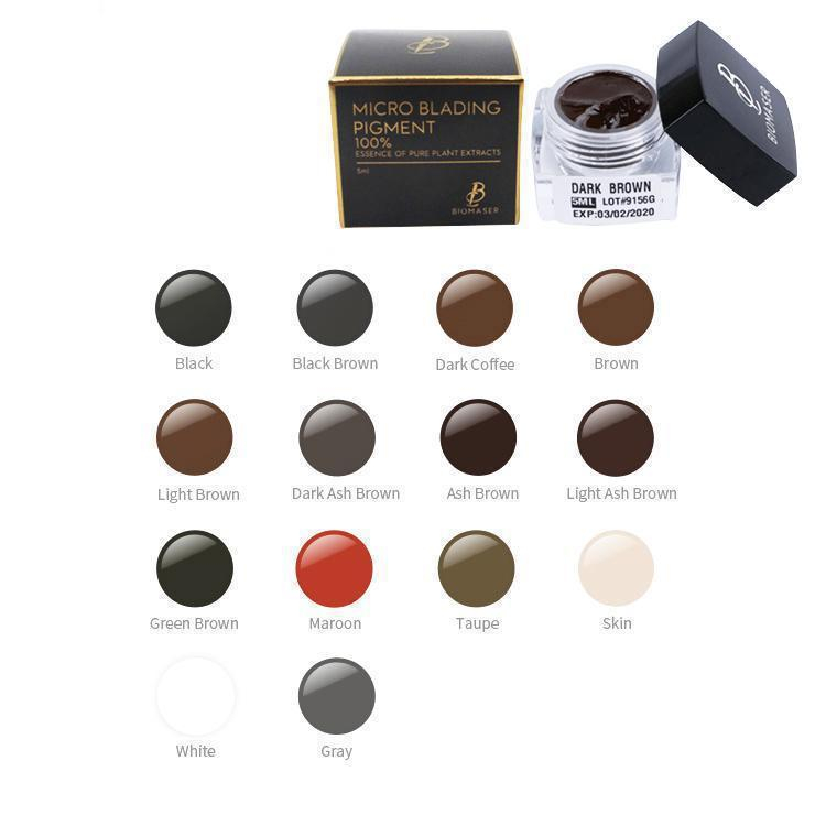PIGMENTEK MICROBLADING BIOMASER GREEN BROWN [3]