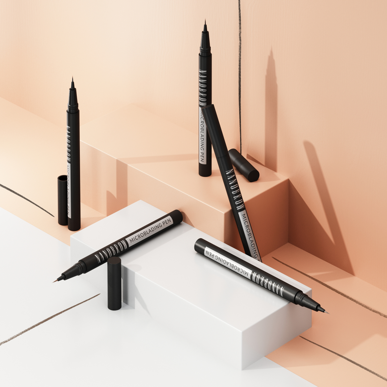 Stilou precis de sprâncene - MICROBLADING PEN [4]