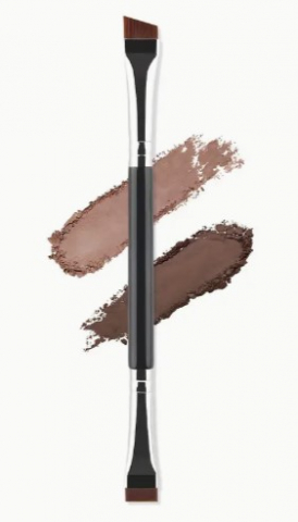 Kettővégű precíziós ecset – ferde szemöldök és eyeliner (fanyél) [3]