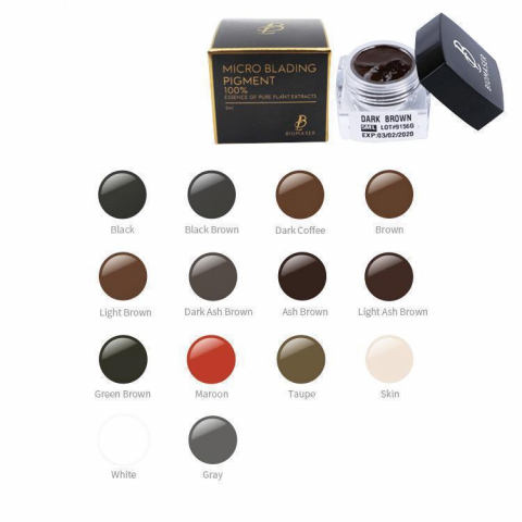 PIGMENTEK MICROBLADING BIOMASER GREEN BROWN [2]