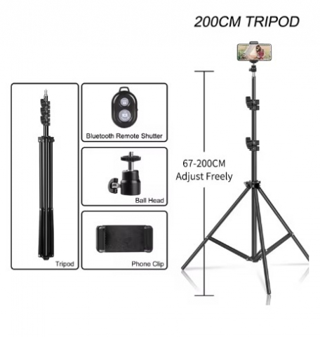 Surse si accesorii tech - TREPIED 2M PENTRU TELEFON FOTO