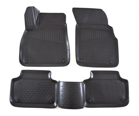 Covorase din cauciuc tip tavita Premium, Audi Q7, SUV, 2015-