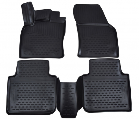 Covorase Auto Tavita Dedicate - Covorase din cauciuc tip tavita Premium, Skoda Kodiaq, SUV, 2016-