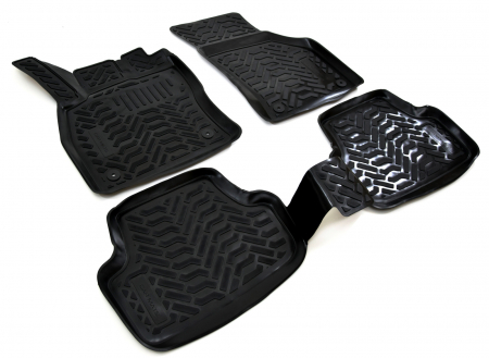 Covorase Auto Golf 7 - Covorase din cauciuc tip tavita Premium, Volkswagen Golf 7, 2012-2020