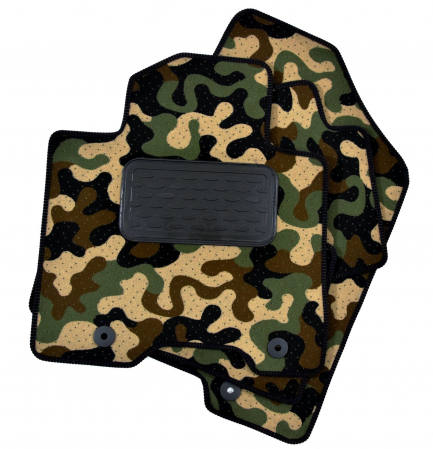 Covorase din velur stil Army, Audi Q7, 2015- [1]