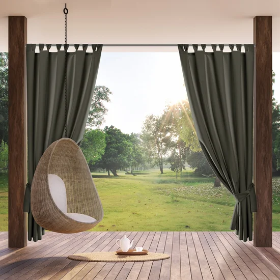 Perdele GARDEN pentru gradina si terasa, din material impermeabil cu bretele Velcro [5]