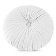 Perna decorativa rotunda Velvet,cu un model convex cu umplutura [4]