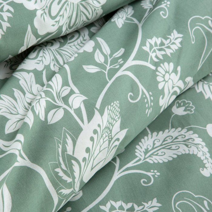 Set de lenjerie de pat din bumbac de înaltă calitate cu un motiv vegetal în stil popular, Ella line [2]