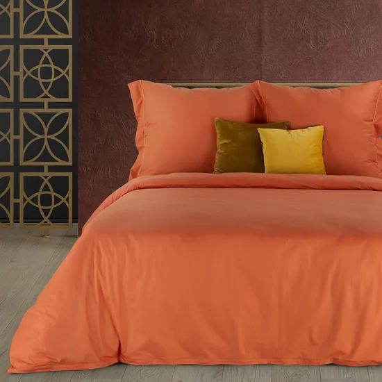 Set lenjerie de pat Terra  colection Morocco din bumbac cu margini decorative si piping pe perne 160x200 cm [1]