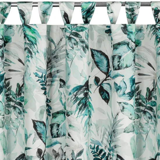 Perdeau GARDEN pentru gradina si terasa, din material impermeabil cu motiv vegetal pe bretele Velcro [1]