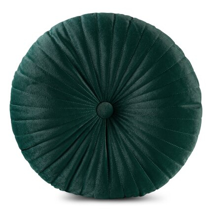Perna decorativa rotunda Velvet,cu un model convex cu umplutura [2]