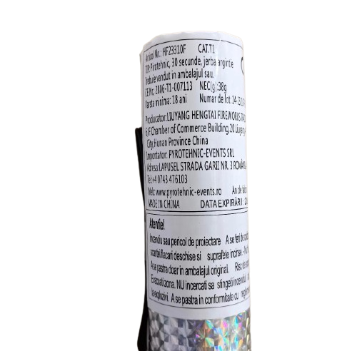 Artificii de interior 2 m  pachet 20bucati [2]