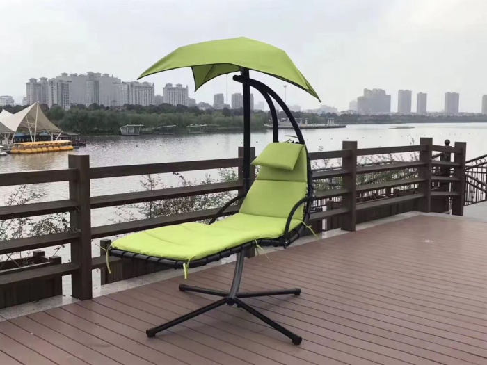 Balansoar tip sezlong crem pentru terasa si gradina [5]