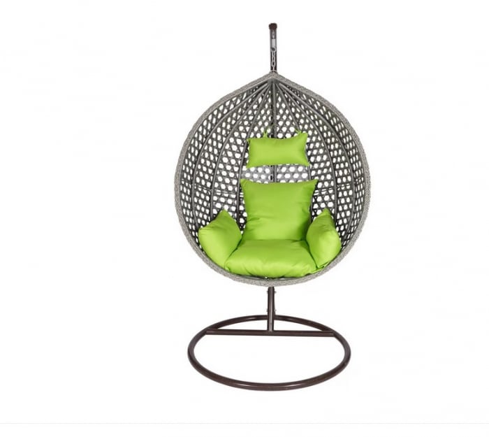 Fotoliu suspendat gri pentru terasa sau gradina [3]