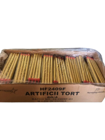 ARTIFICII TORT - Artificii pentru tort 25 cm bax 80 set