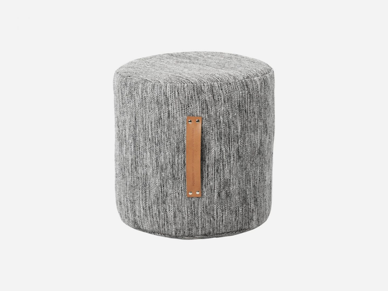 Bjork Puf|Taburet Gri deschis - Design House Stockholm [1]