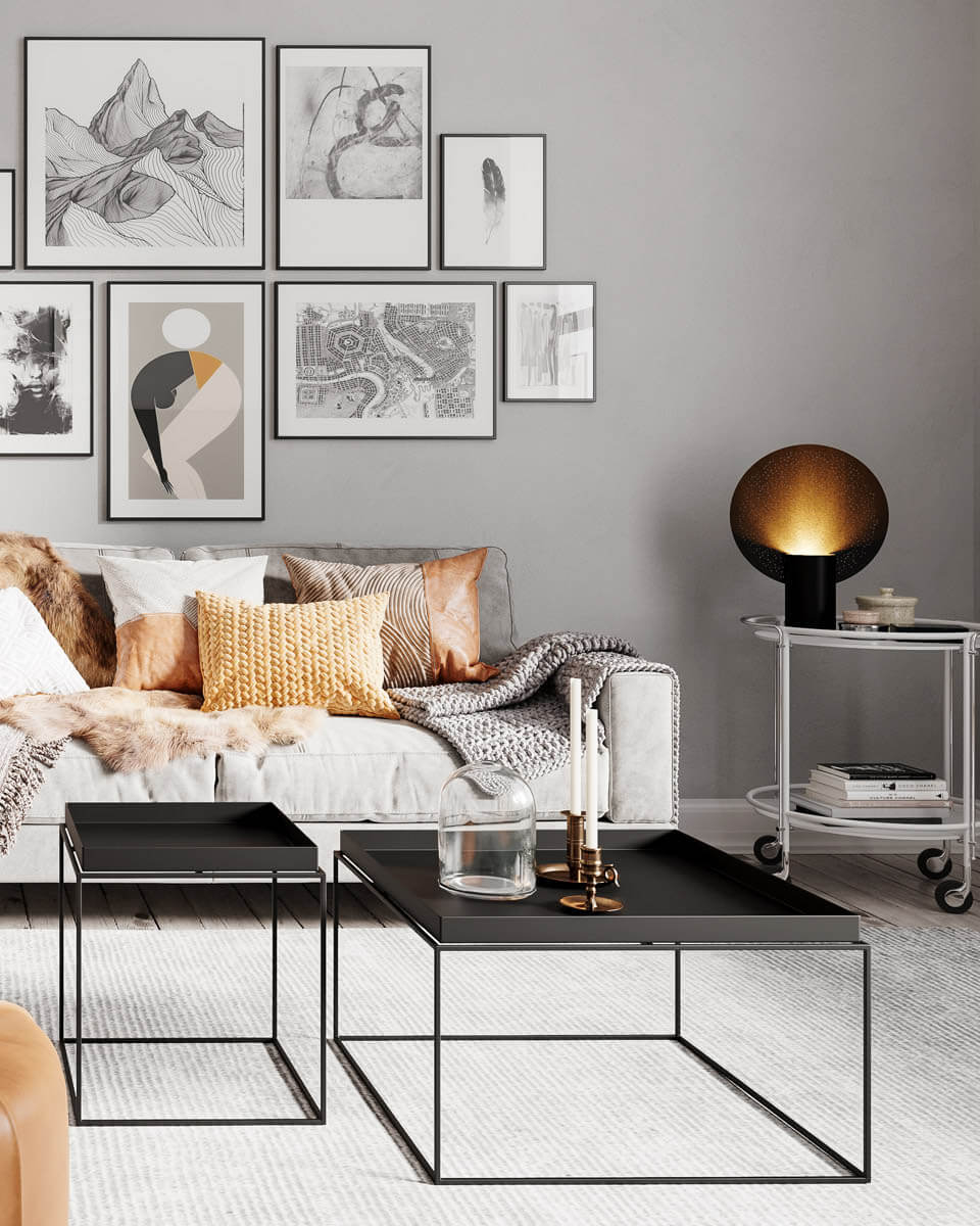 Lampa neagra de masa XL Colby [2]