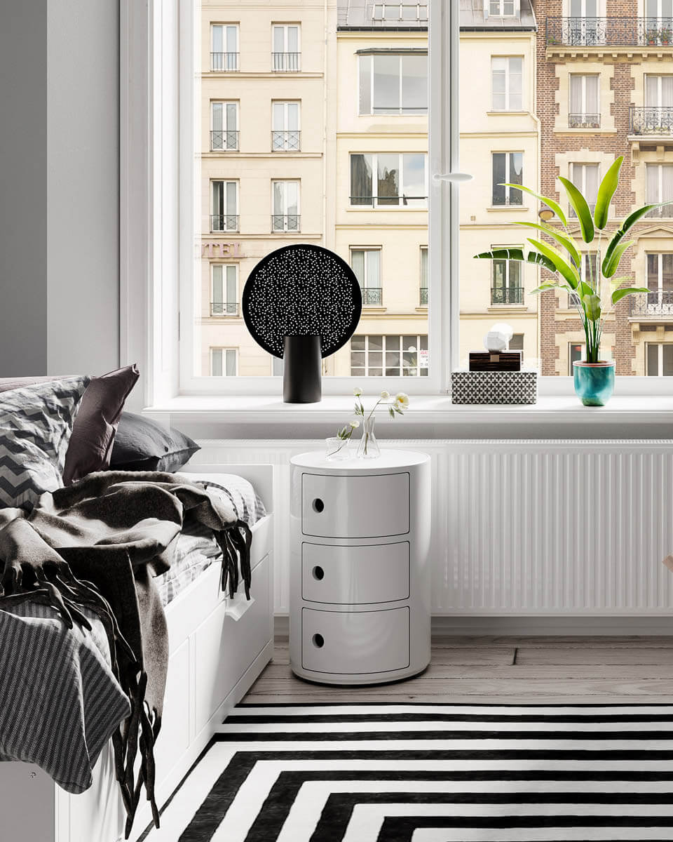 Lampa neagra de masa XL Colby [3]