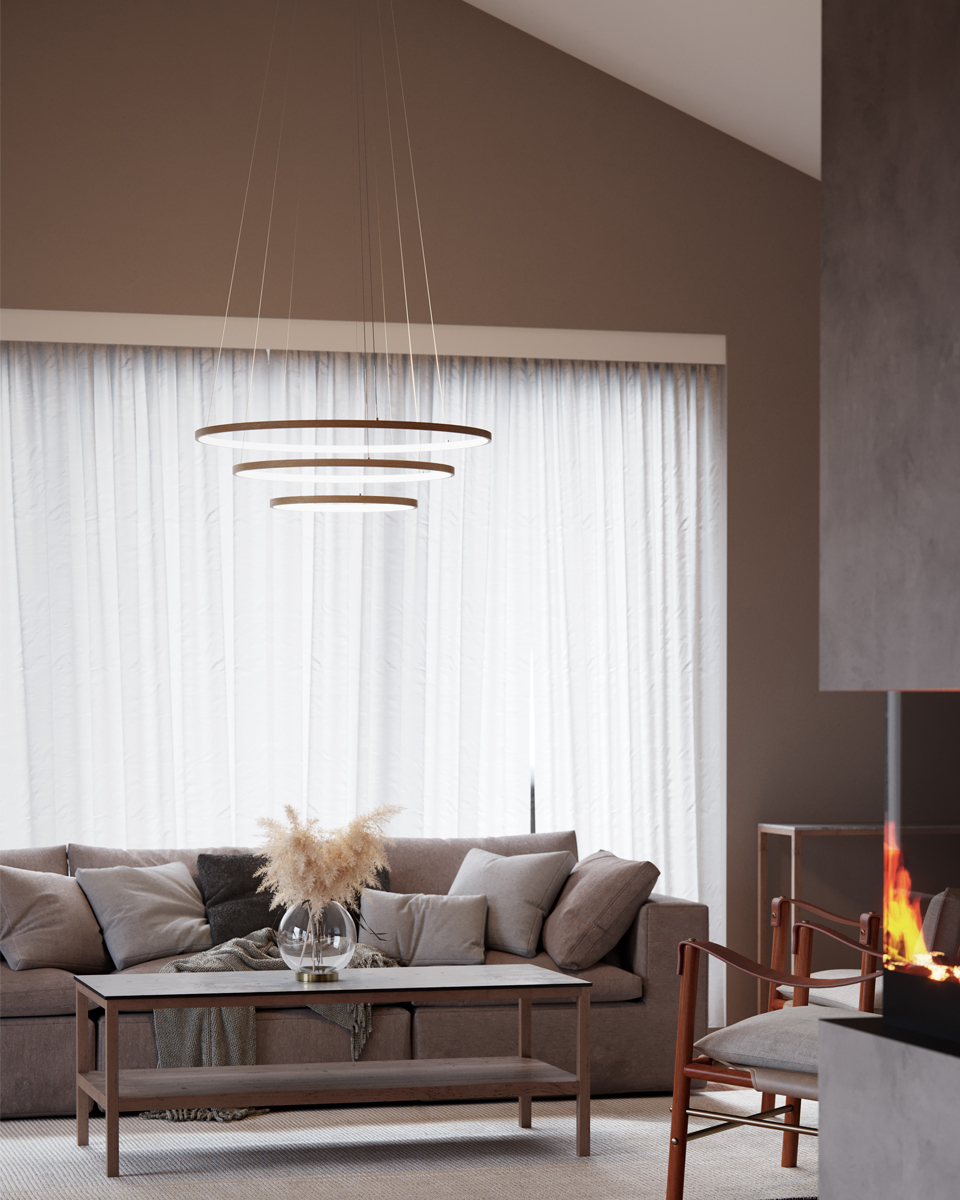 Lustra Trione natur , spirala luminoasa moderna [4]