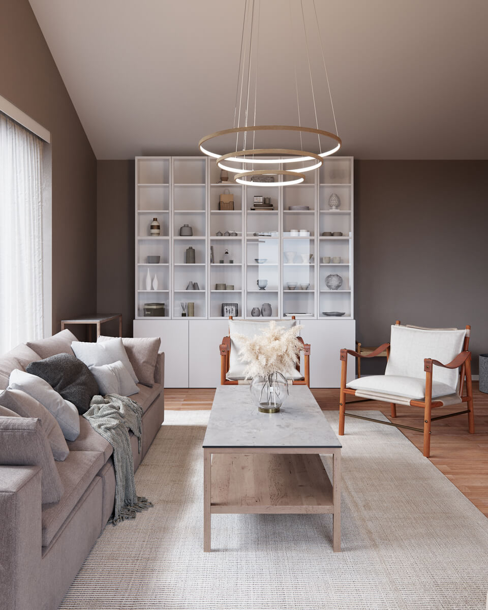 Lustra Trione natur , spirala luminoasa moderna [2]