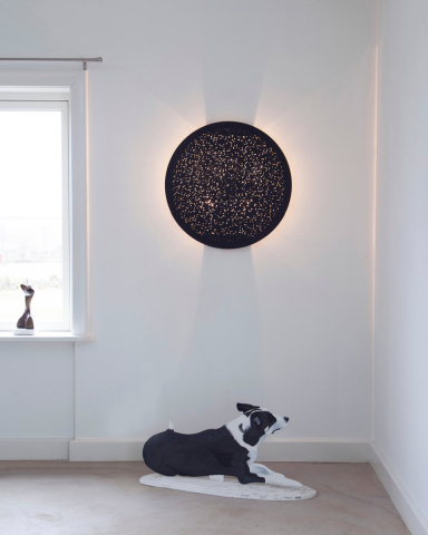 Lampa neagra de perete Colby [2]