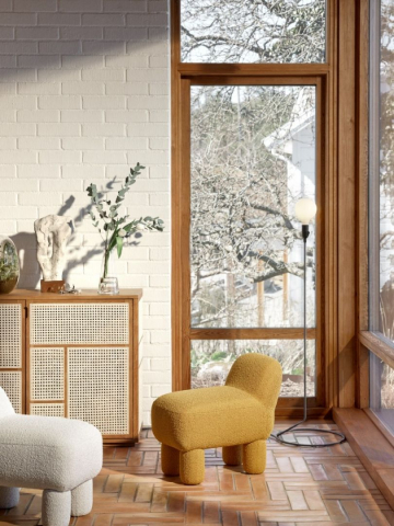 Lulu Puf Scaun Multifunctional Galben Design House Stockholm [3]