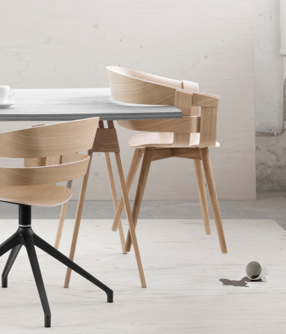 Scaun Wick cu roti Negru pentru birou [6]