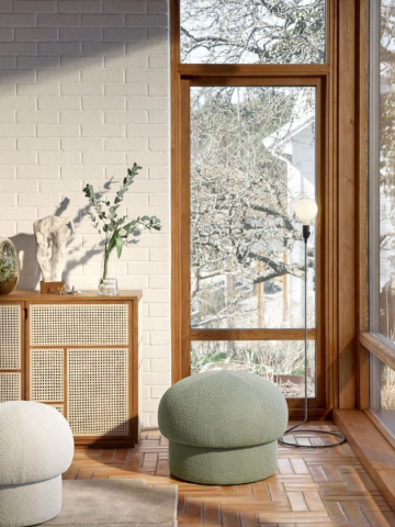 Uno Puf 65 cm Maro - Scaun Multifunctional Design House Stockholm [8]