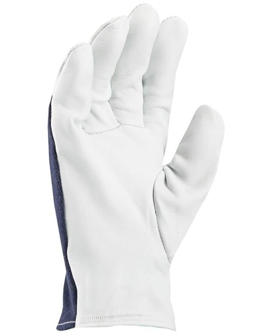 Manusi de protectie din piele de capra Pony gri/bleumarin 1X21X [3]