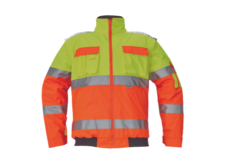 Îmbrăcăminte de iarnă - Jacheta reflectorizanta vatuita de iarna Clovelly, cu maneci detasabile