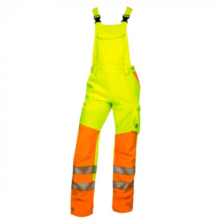 Pantaloni cu pieptar reflectorizanți - Pantaloni Protectia Muncii